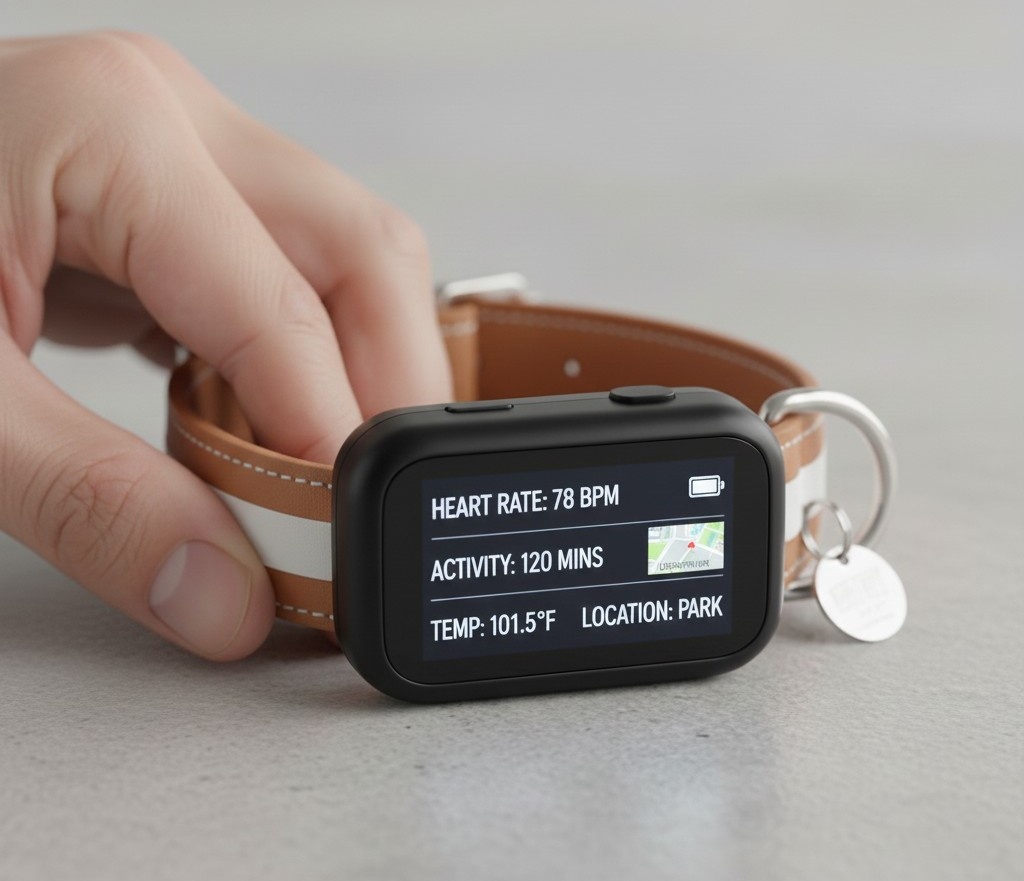 Smart Collar Showing Data