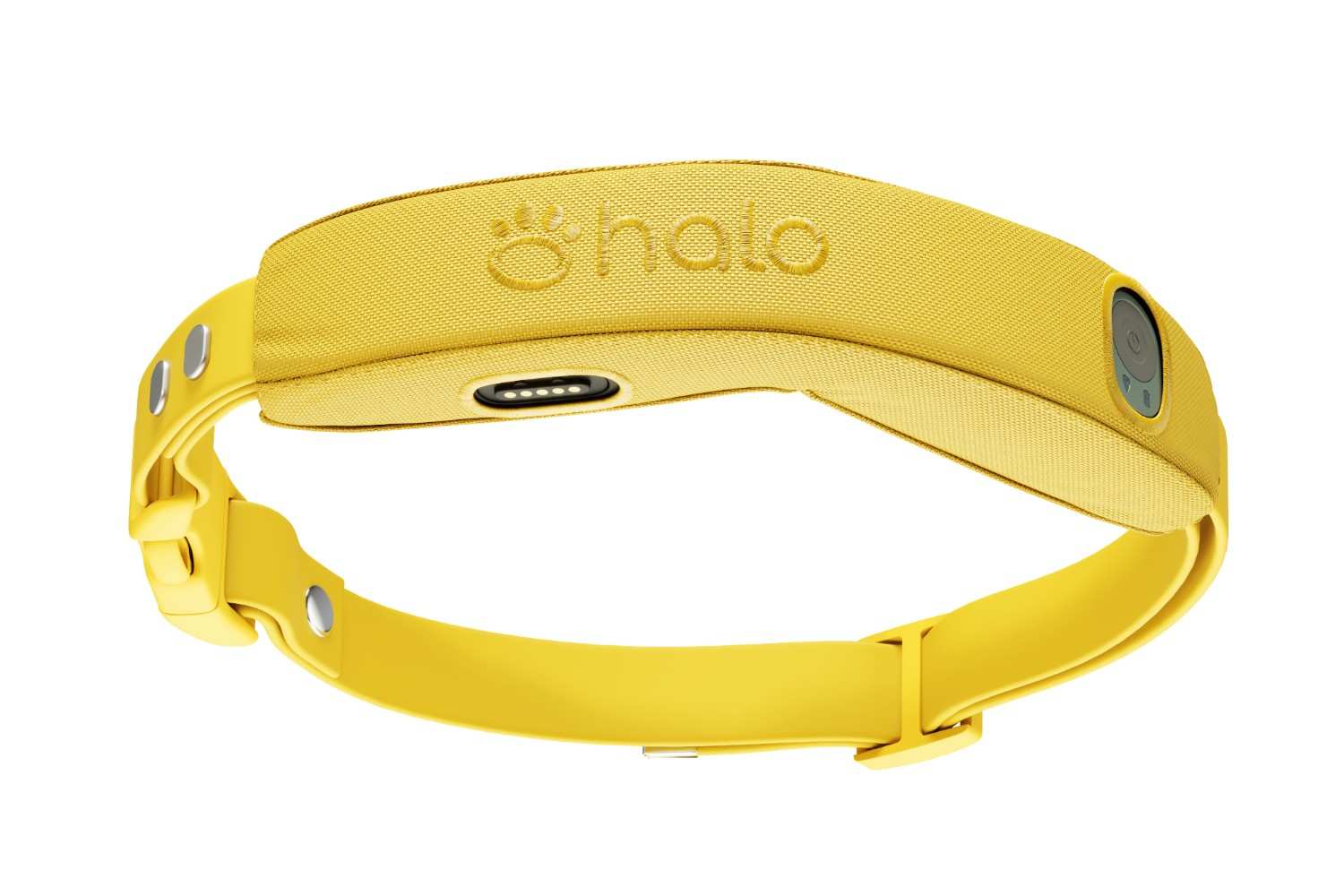 Halo Collar 4 (Sunburst) & 5 both have typical magnetic charging. 
