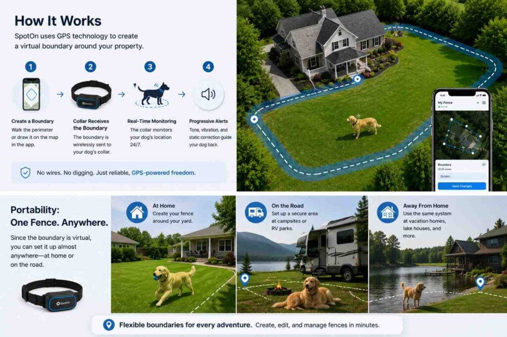 Image illustrating Spoton Virtual Fence working